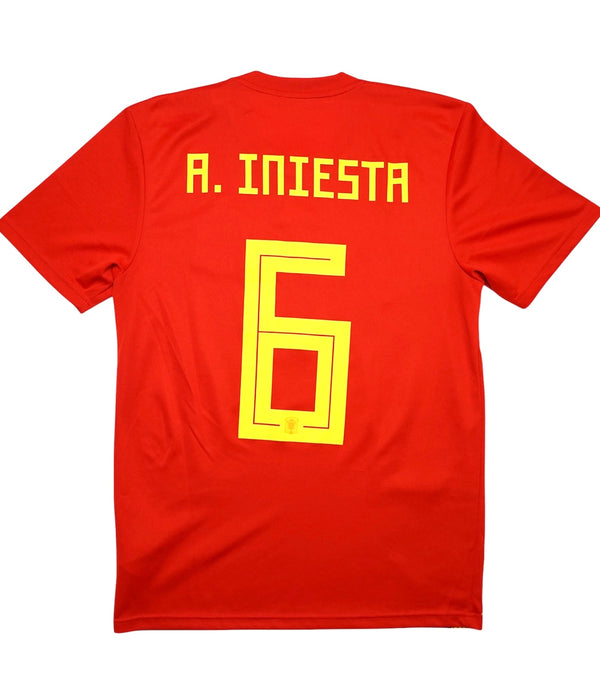 2017-18 Spain Homekit A. Iniesta #6 (10/10)