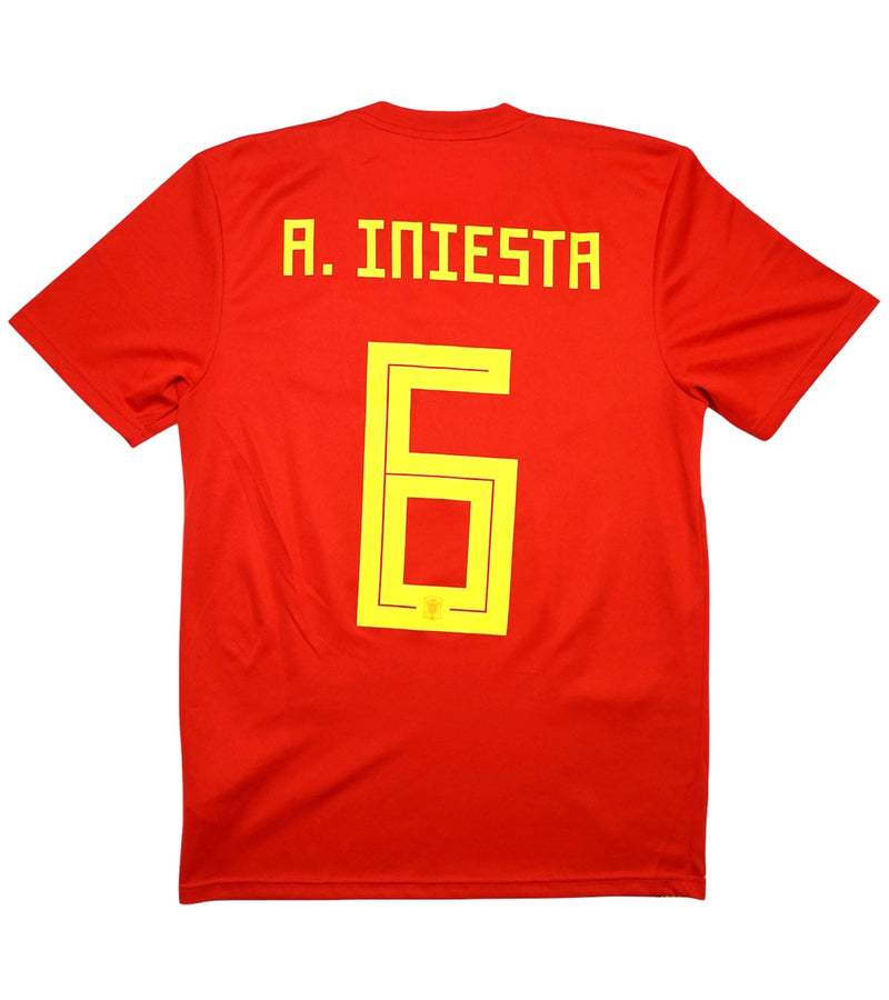 2017-18 Spain Homekit A. Iniesta #6 (10/10)