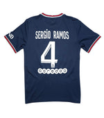 2021-22 Paris Saint-Germain Football Homekit S. Ramos #4 (9/10)
