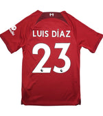 2022-23 Liverpool FC Football Homekit L. Diaz #23 (9,5/10)