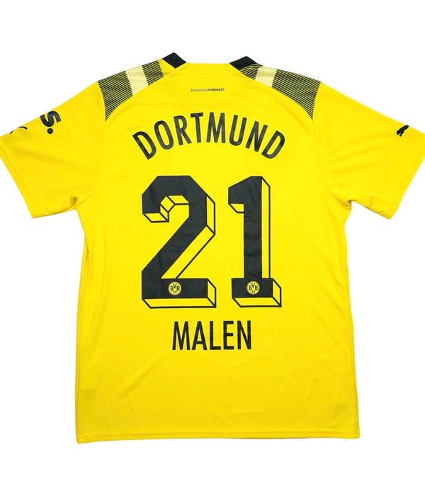 2022-23 Borussia Dortmund Football Third Kit . D Malen #21 (10/10)
