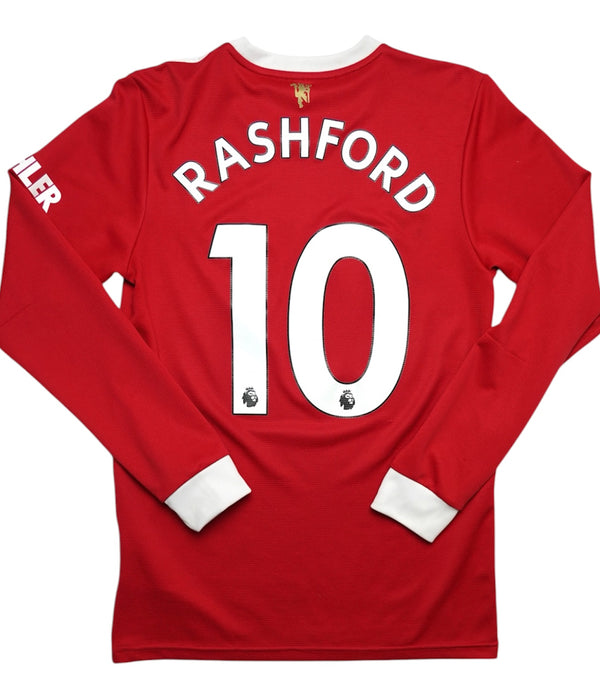 2021-22 Manchester United Football Homekit M. Rashford #10 (10/10)