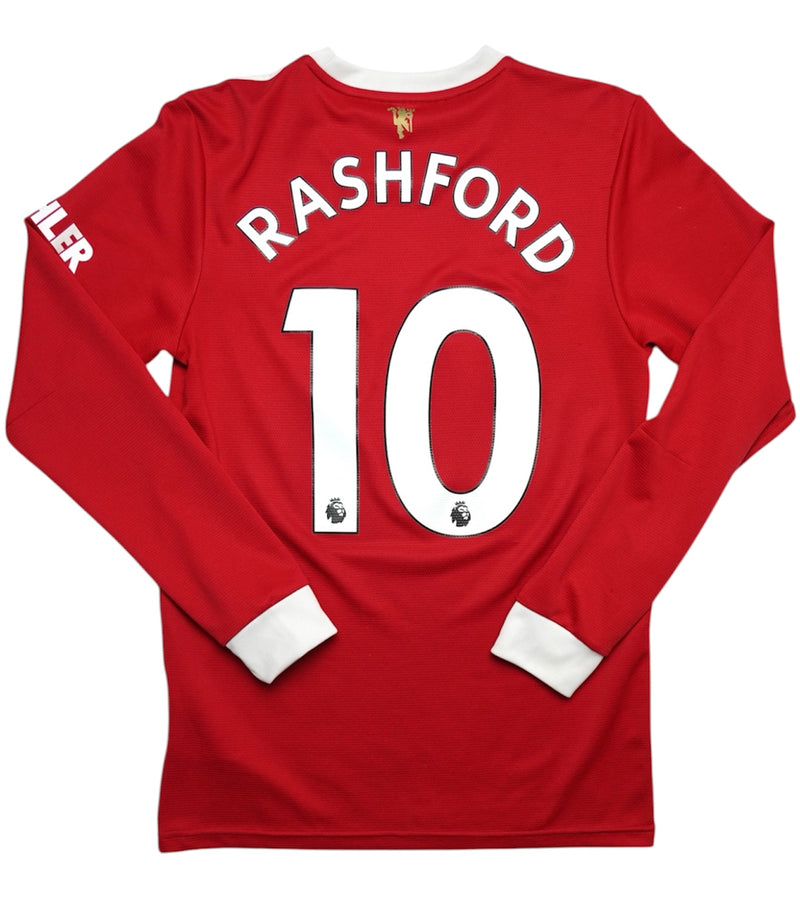 2021-22 Manchester United Football Homekit M. Rashford #10 (10/10)